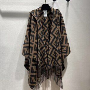 Fendi hooded cape